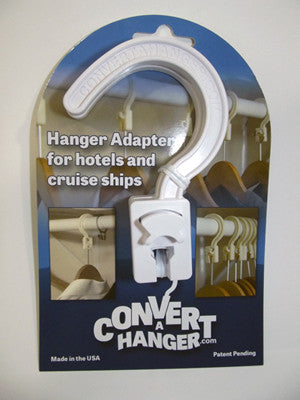 Convert A Hanger used to put clothes on back of door using hotel anti theft hanger