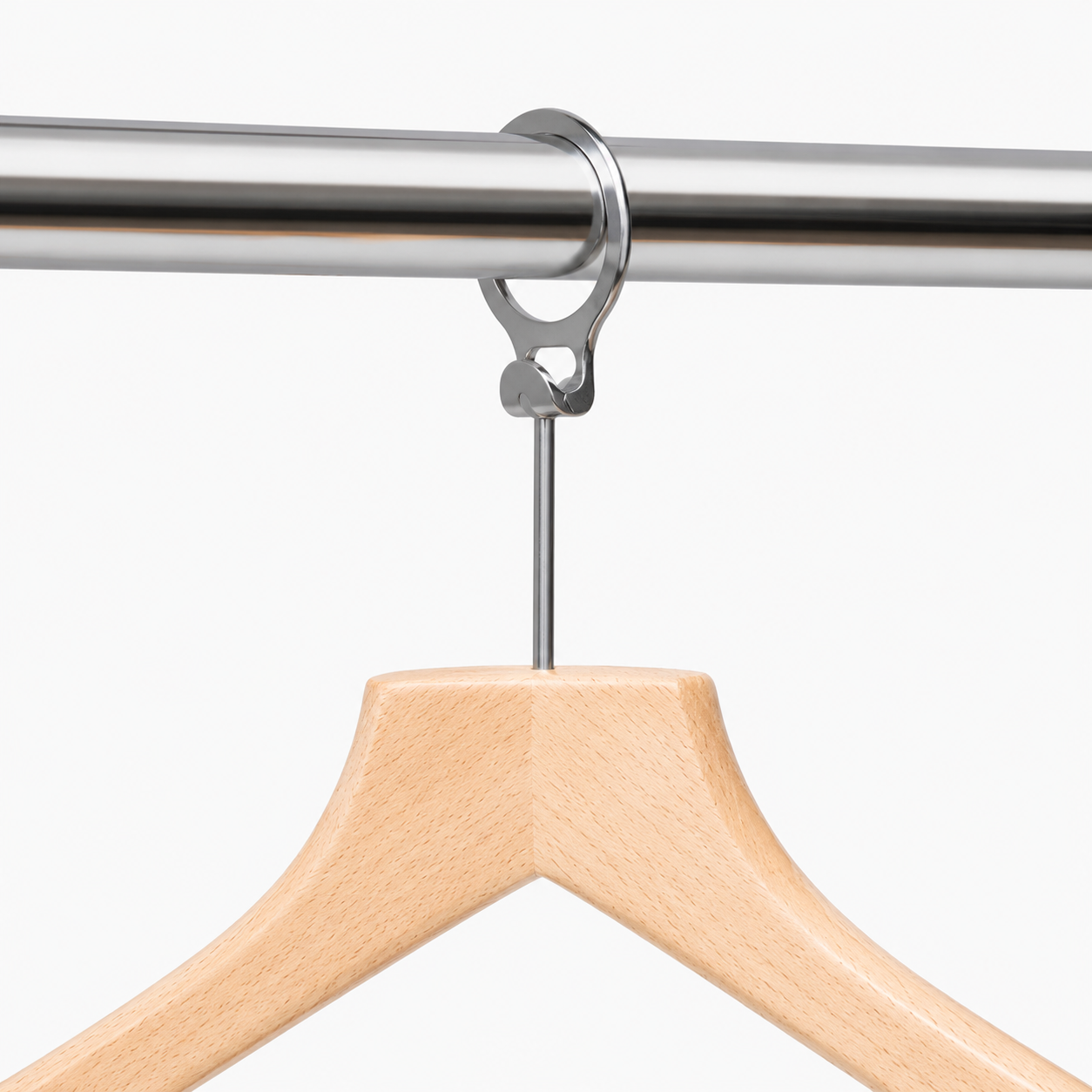 Anti-theft hotel hanger ring and hanger