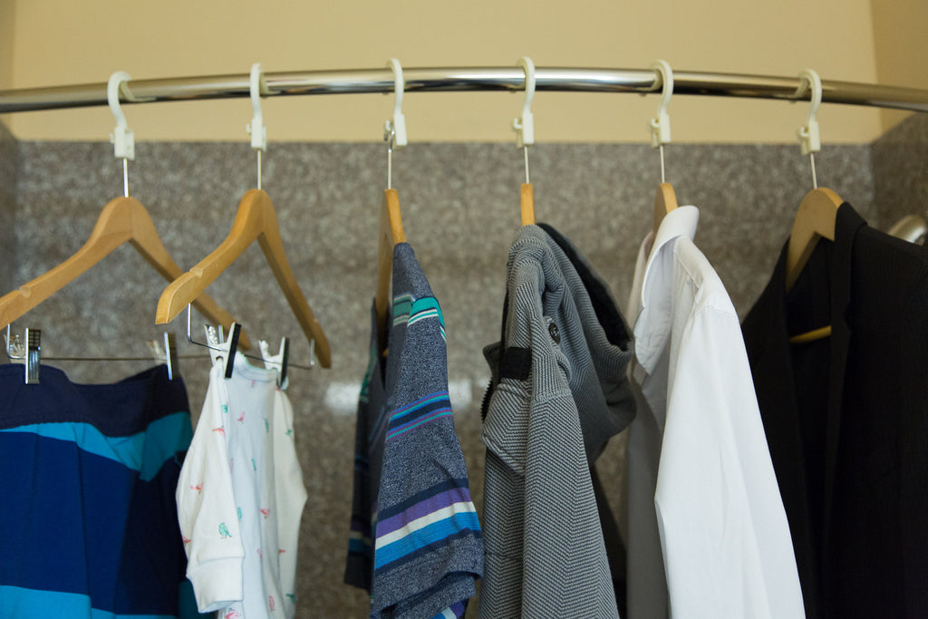 Shower clothes 2025 hanger